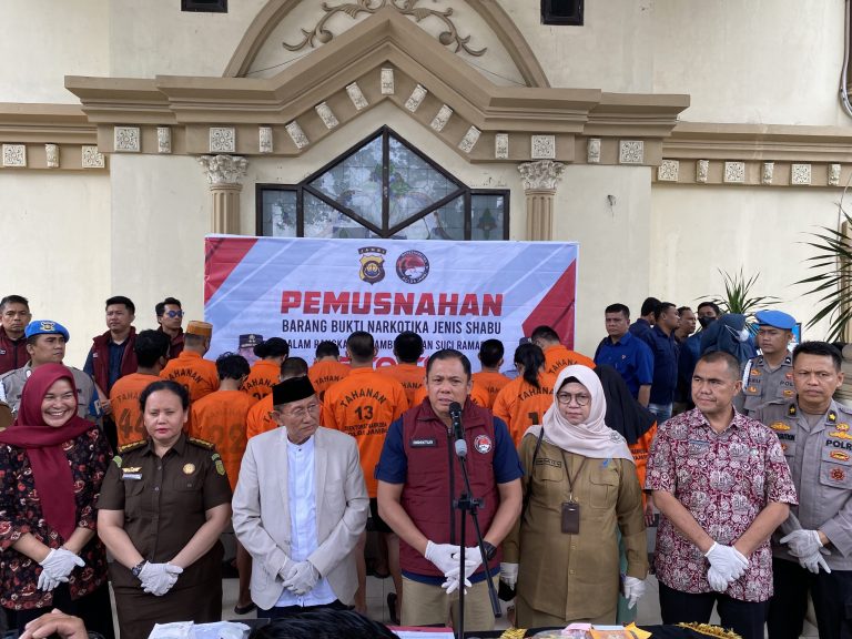 Polda Jambi Musnahkan Belasan Kilo Sabu Dan Ratusan Butir Ekstasi Hingga Ganja