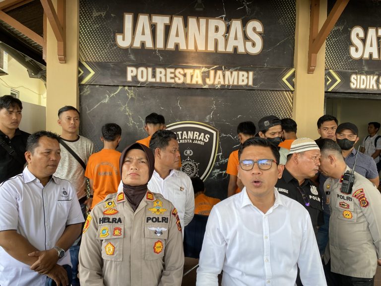 Bentrok, Polresta Jambi Angkut 9 Anggota Dari 2 Kelompok Genk Motor