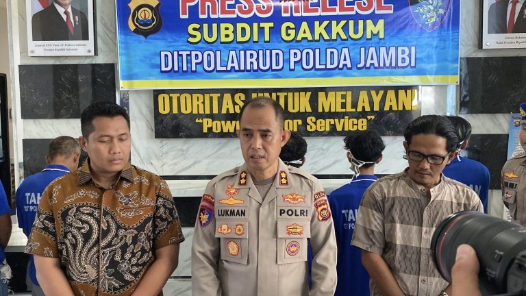 Sentrum Ikan di Sungai Batanghari, Dua Warga Legok Diamankan Polairud