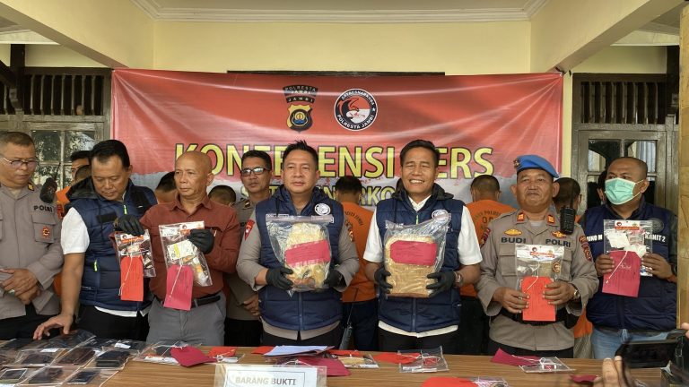 Sebulan Terakhir, Polresta Jambi Sapu Puluhan Pengedar Narkotika