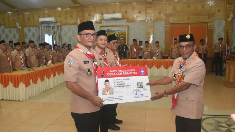 Hurmin-Gerry Dilantik Jadi Kamabicab dan Waka Mabicab Gerakan Pramuka Sarolangun