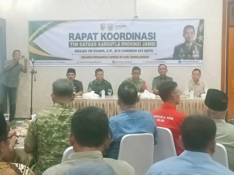 Karhutla di Sarolangun Meningkat, Sudah 143 Hektar Lahan Terbakar