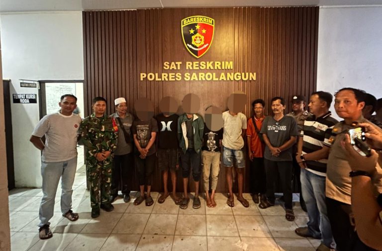 Lima Warga SAD Serahkan Diri ke Polres Sarolangun, Kasus Dugaan Pengeroyokan Anggota TNI Masuk Proses Hukum